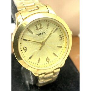 Timex Women's Watch TW2V36000 Quartz Gold Stainless Steel 32mm